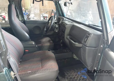 2000 Jeep Wrangler Sport из США, поврежденный, VIN 1J4FA49S5YP725979